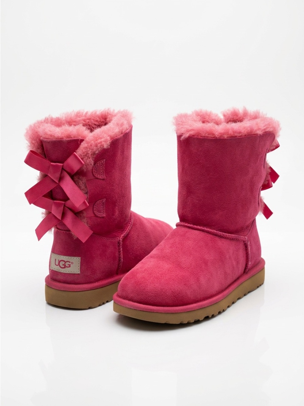 UGG BAILEY BOW BOOTS - SOLD AS IS